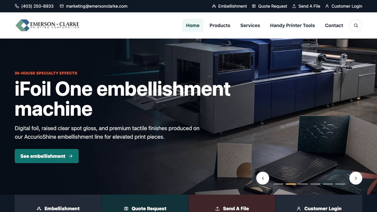 Clearwater Digital print services, powered by a proven Calgary production team.