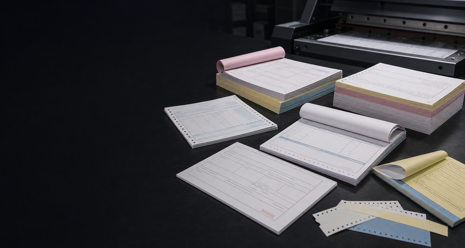 Business Forms print product preview